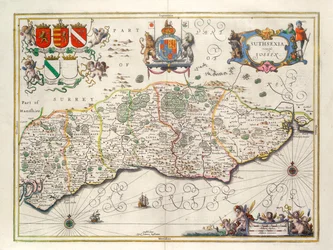 Mapa de Sussex
